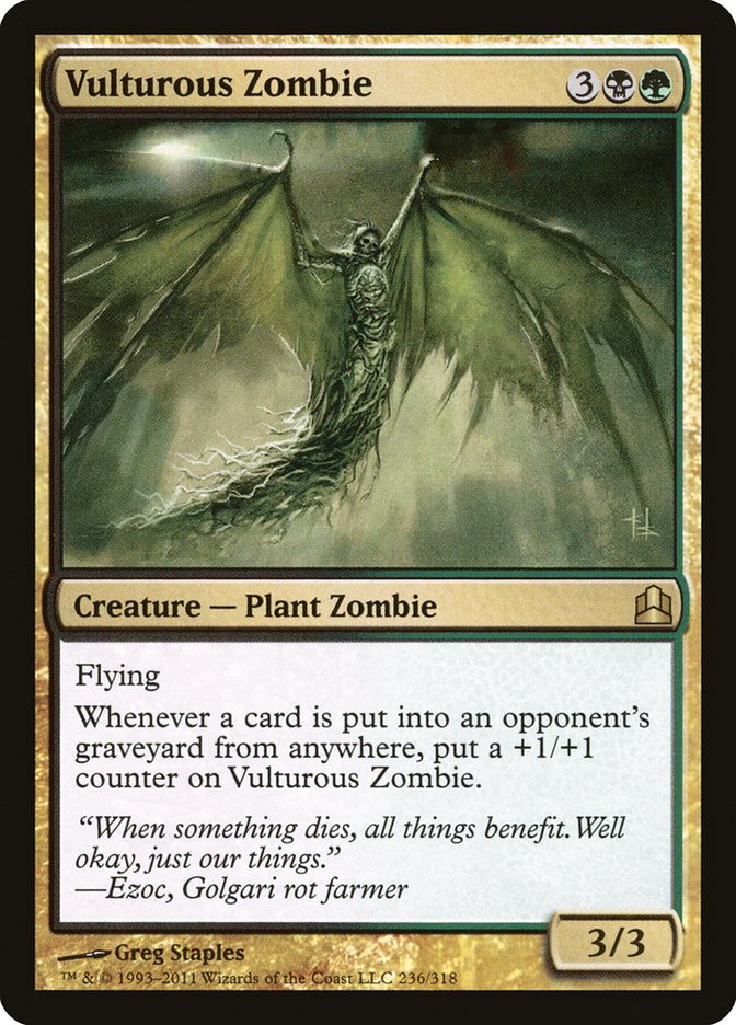 Magic | Vulturous Zombie [Commander 2011] | The Nerd Merchant