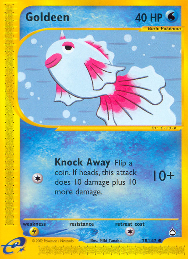 Pokemon | Goldeen (78/147) [Aquapolis] | The Nerd Merchant