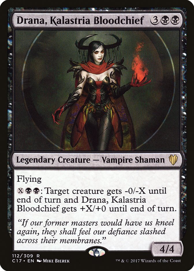 Magic | Drana, Kalastria Bloodchief [Commander 2017] | The Nerd Merchant