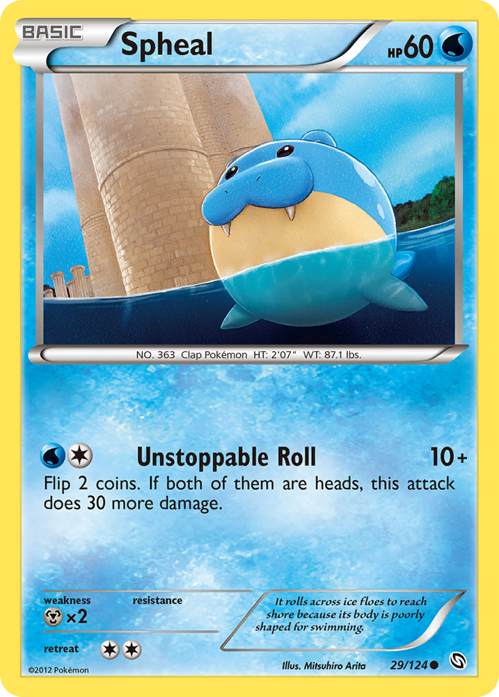 Pokemon | Spheal (29/124) [Black & White: Dragons Exalted] | The Nerd Merchant