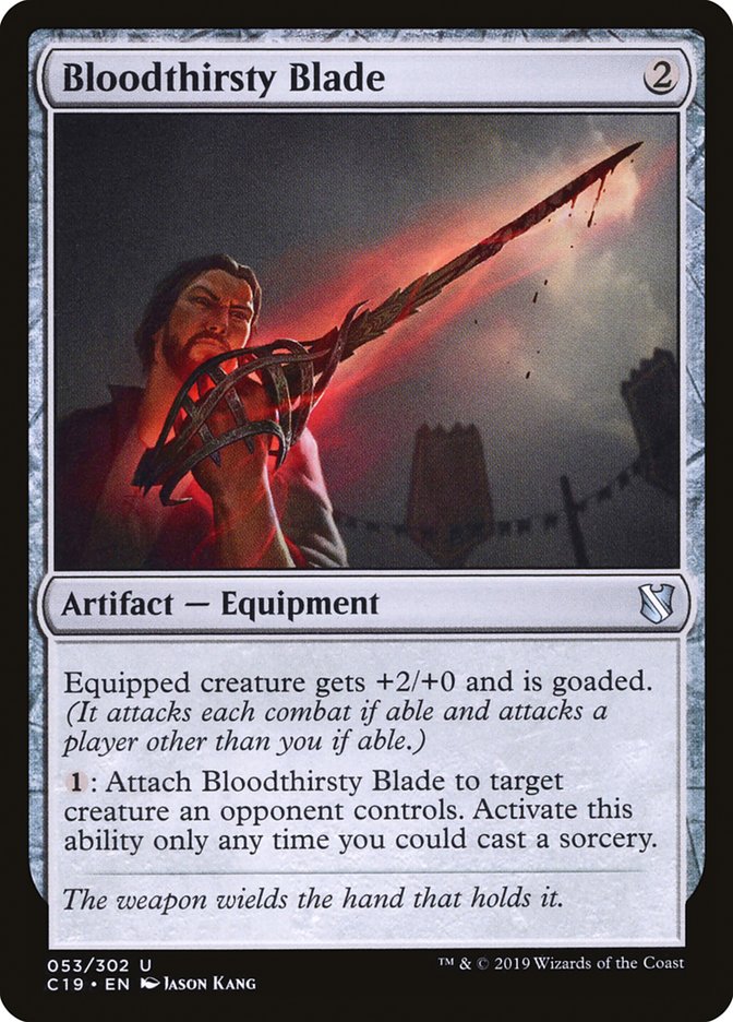 Magic | Bloodthirsty Blade [Commander 2019] | The Nerd Merchant