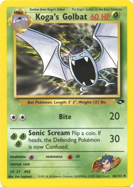 Pokemon | Koga's Golbat (46/132) [Gym Challenge Unlimited] | The Nerd Merchant