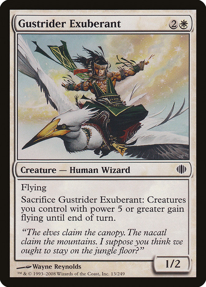 Magic | Gustrider Exuberant [Shards of Alara] | The Nerd Merchant