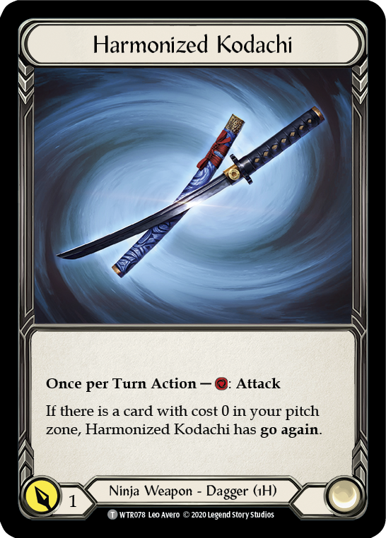 Flesh and Blood TCG | Harmonized Kodachi [U-WTR078] (Welcome to Rathe Unlimited)  Unlimited Normal | The Nerd Merchant