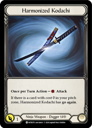 Flesh and Blood TCG | Harmonized Kodachi [U-WTR078] (Welcome to Rathe Unlimited)  Unlimited Normal | The Nerd Merchant