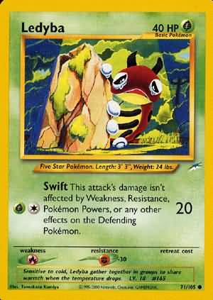 Pokemon | Ledyba (71/105) [Neo Destiny Unlimited] | The Nerd Merchant