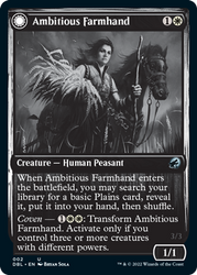 Magic | Ambitious Farmhand // Seasoned Cathar [Innistrad: Double Feature] | The Nerd Merchant