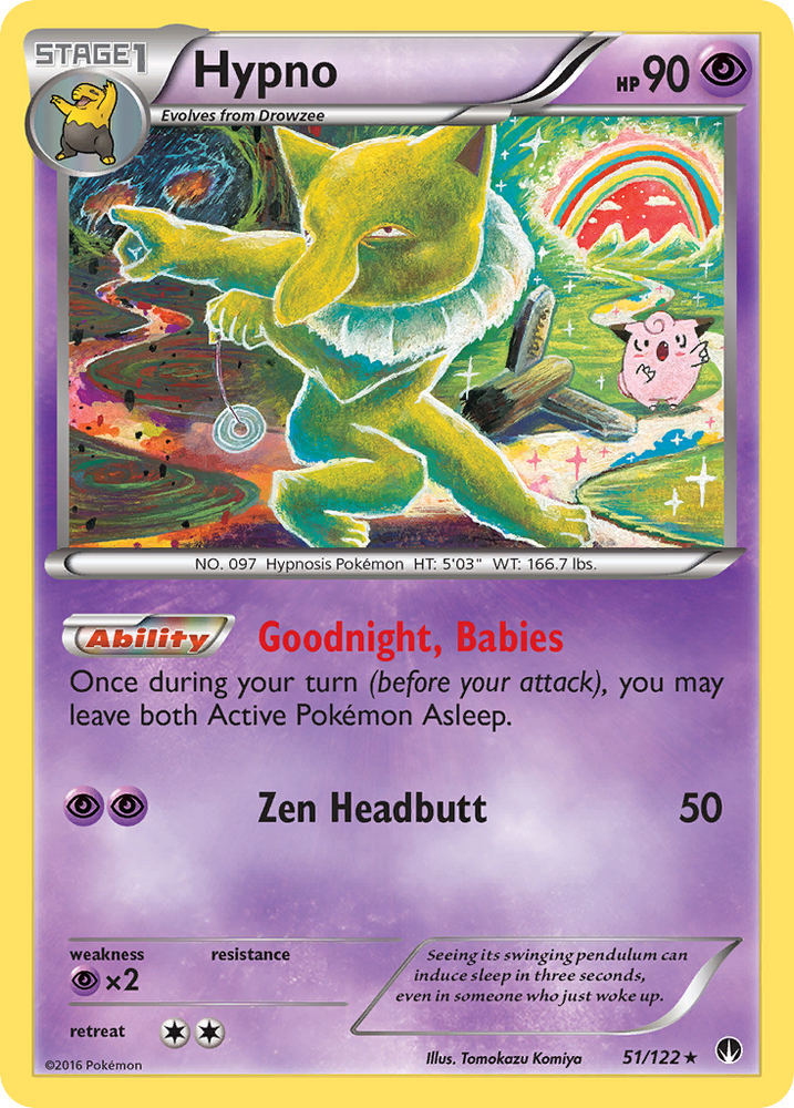 Pokemon | Hypno (51/122) [XY: BREAKpoint] | The Nerd Merchant