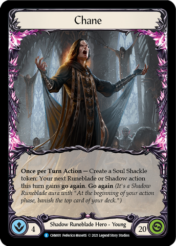 Flesh and Blood TCG | Chane [CHN001] (Monarch Chane Blitz Deck)  Rainbow Foil | The Nerd Merchant