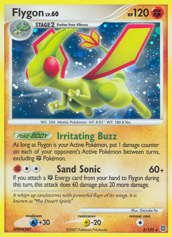 Pokemon | Flygon (5/132) [Diamond & Pearl: Secret Wonders] | The Nerd Merchant