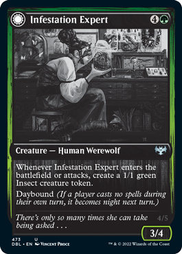Magic | Infestation Expert // Infested Werewolf [Innistrad: Double Feature] | The Nerd Merchant