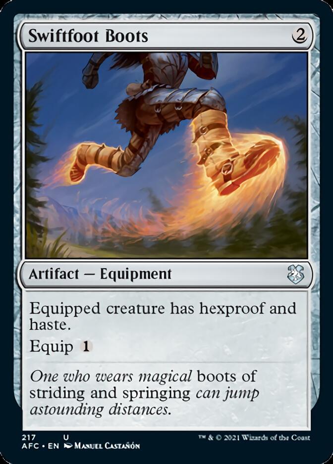 Magic | Swiftfoot Boots [Dungeons & Dragons: Adventures in the Forgotten Realms Commander] | The Nerd Merchant
