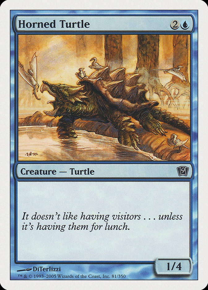 Magic | Horned Turtle [Ninth Edition] | The Nerd Merchant