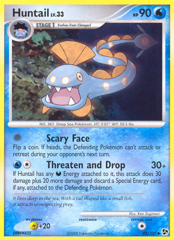 Pokemon | Huntail (42/106) [Diamond & Pearl: Great Encounters] | The Nerd Merchant