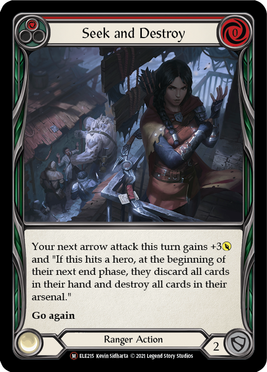Flesh and Blood TCG | Seek and Destroy [U-ELE215] (Tales of Aria Unlimited)  Unlimited Normal | The Nerd Merchant