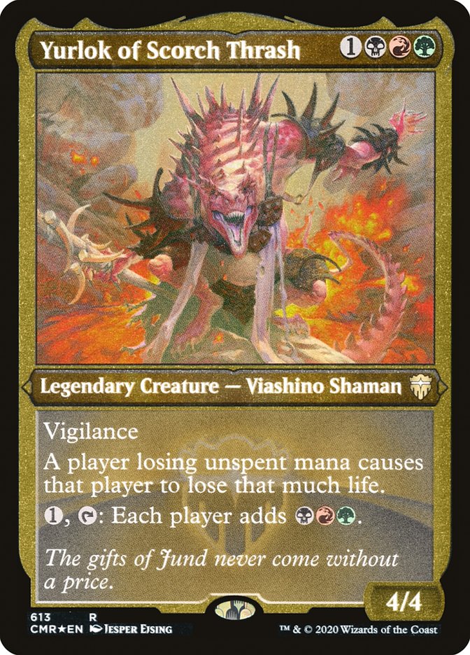 Magic | Yurlok of Scorch Thrash (Etched) [Commander Legends] | The Nerd Merchant