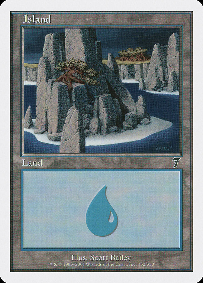 Magic | Island (332) [Seventh Edition] | The Nerd Merchant