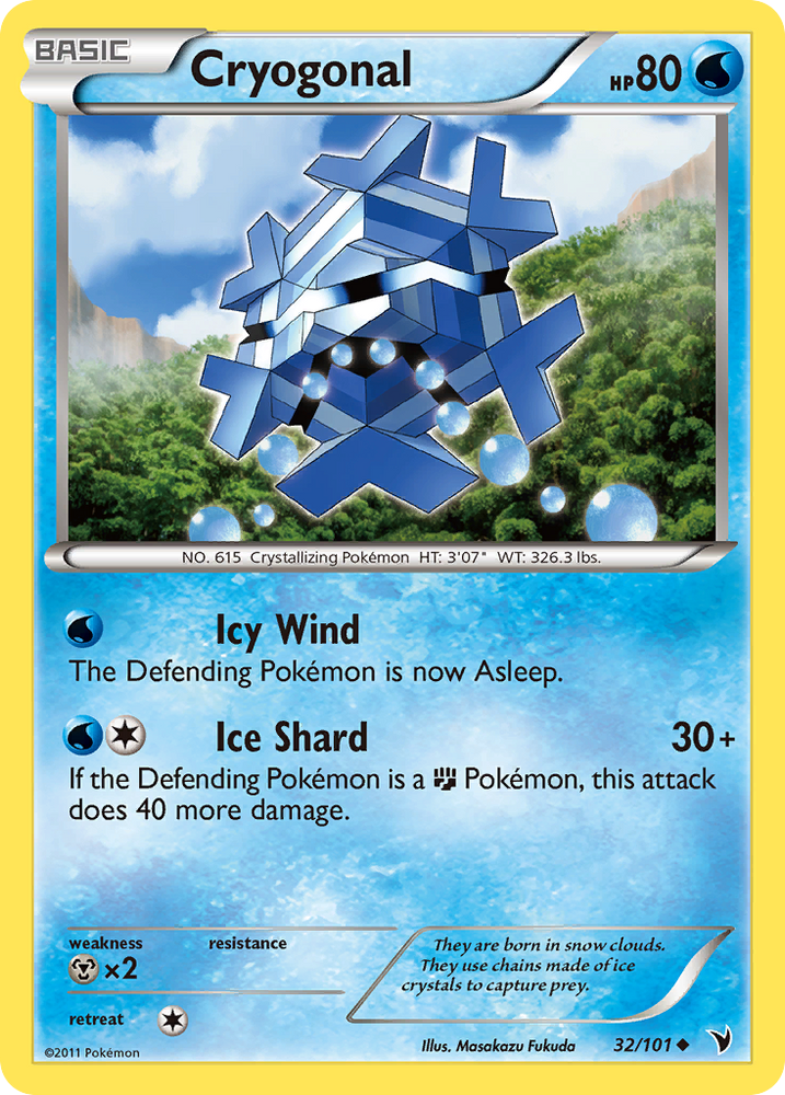 Pokemon | Cryogonal (32/101) [Black & White: Noble Victories] | The Nerd Merchant
