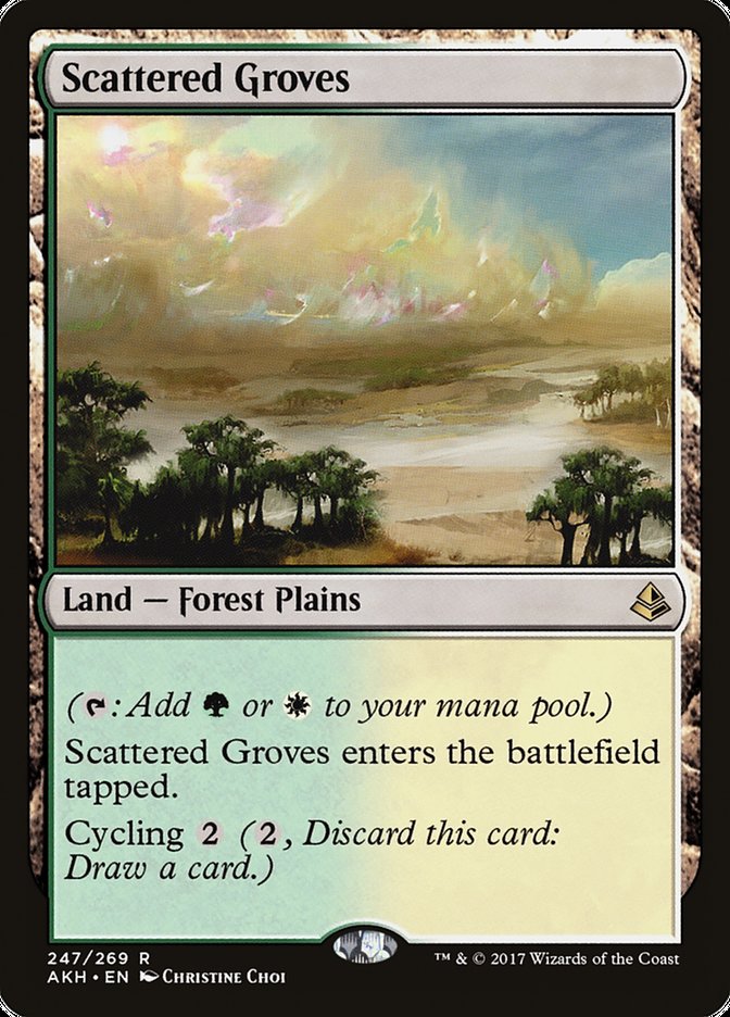 Magic | Scattered Groves [Amonkhet] | The Nerd Merchant