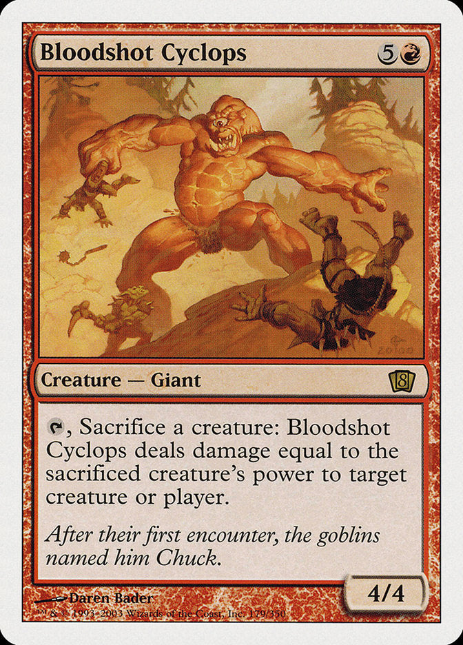 Magic | Bloodshot Cyclops [Eighth Edition] | The Nerd Merchant