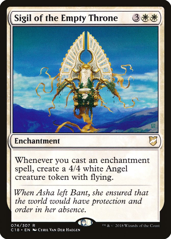 Magic | Sigil of the Empty Throne [Commander 2018] | The Nerd Merchant