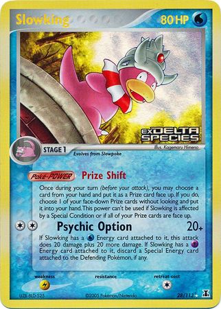 Pokemon | Slowking (28/113) (Stamped) [EX: Delta Species] | The Nerd Merchant