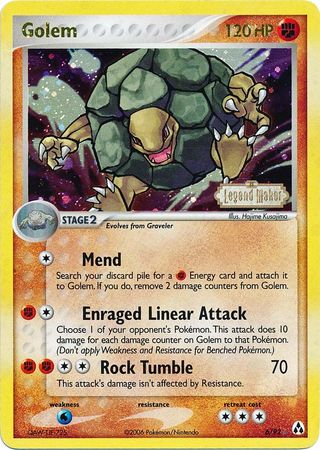 Pokemon | Golem (6/92) (Stamped) [EX: Legend Maker] | The Nerd Merchant