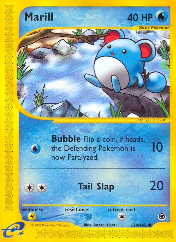 Pokemon | Marill (120/165) [Expedition: Base Set] | The Nerd Merchant
