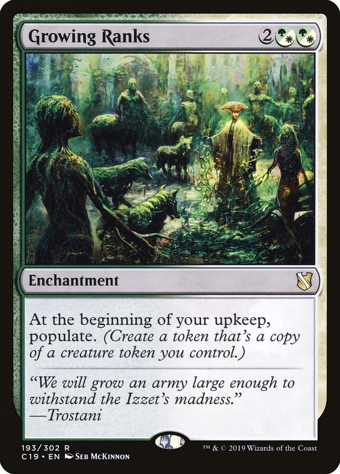 Magic | Growing Ranks [Commander 2019] | The Nerd Merchant