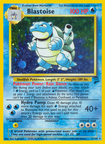 Pokemon | Blastoise (2/130) [Base Set 2] | The Nerd Merchant