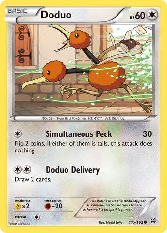 Pokemon | Doduo (115/162) [XY: BREAKthrough] | The Nerd Merchant