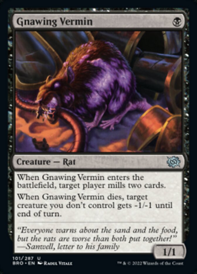 Magic | Gnawing Vermin [The Brothers' War] | The Nerd Merchant