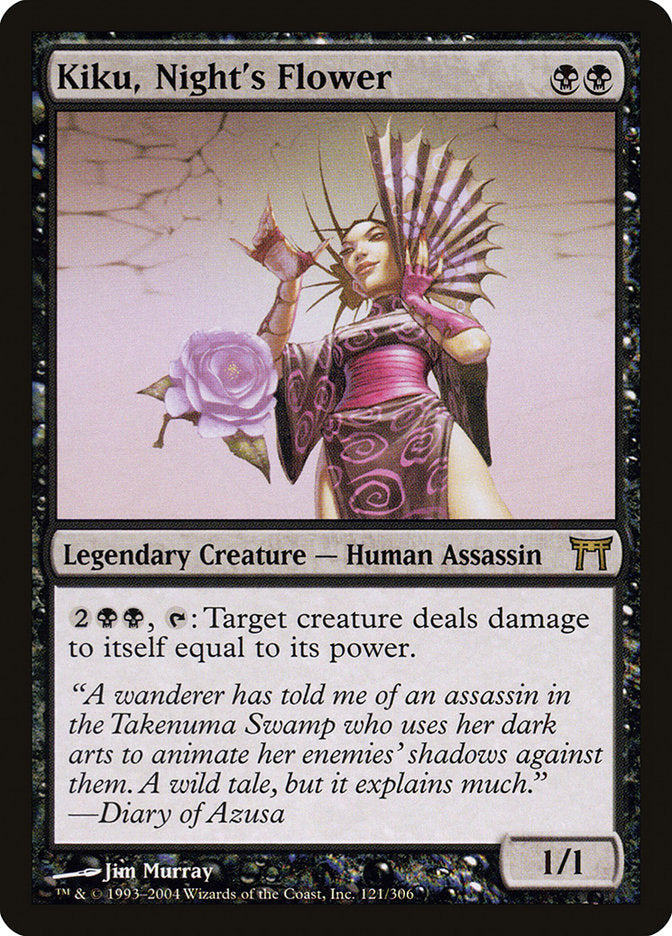 Magic | Kiku, Night's Flower [Champions of Kamigawa] | The Nerd Merchant