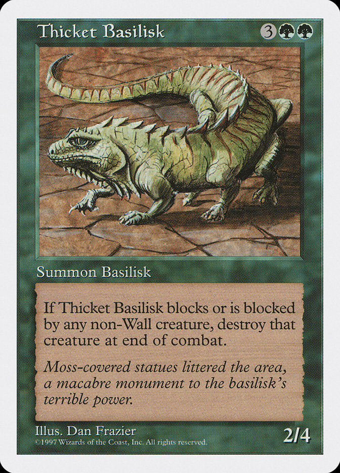 Magic | Thicket Basilisk [Fifth Edition] | The Nerd Merchant