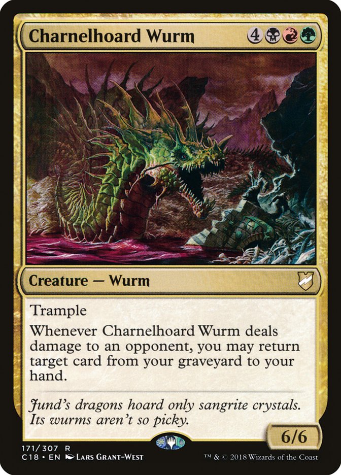 Magic | Charnelhoard Wurm [Commander 2018] | The Nerd Merchant
