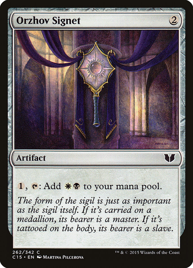 Magic | Orzhov Signet [Commander 2015] | The Nerd Merchant