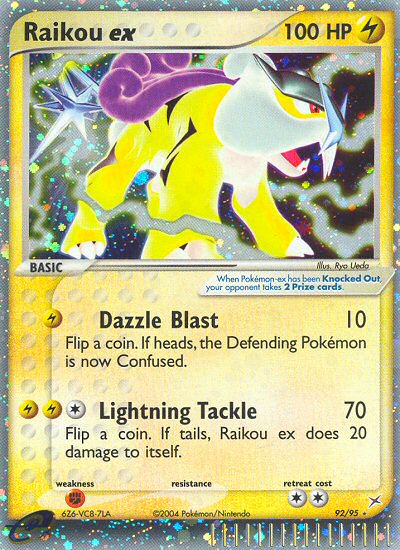 Pokemon | Raikou ex (92/95) [EX: Team Magma vs Team Aqua] | The Nerd Merchant