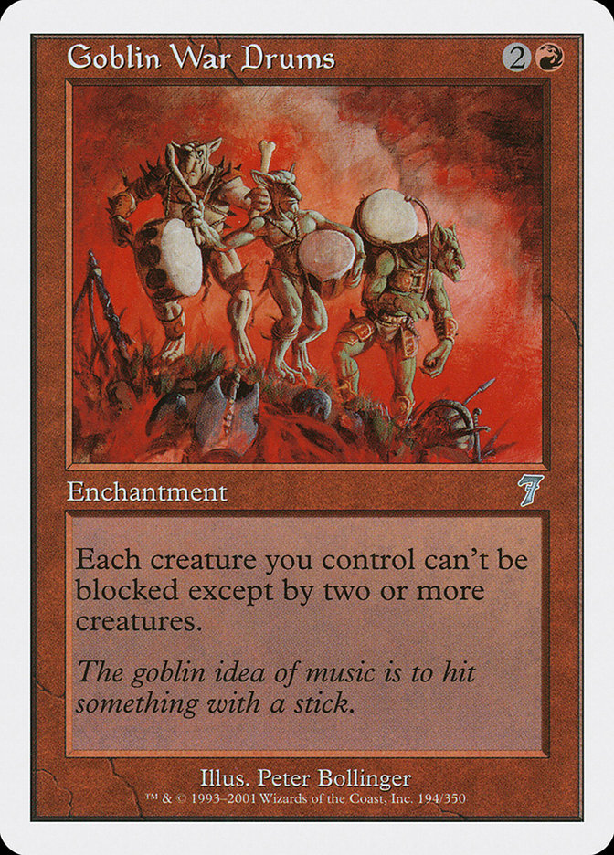 Magic | Goblin War Drums [Seventh Edition] | The Nerd Merchant