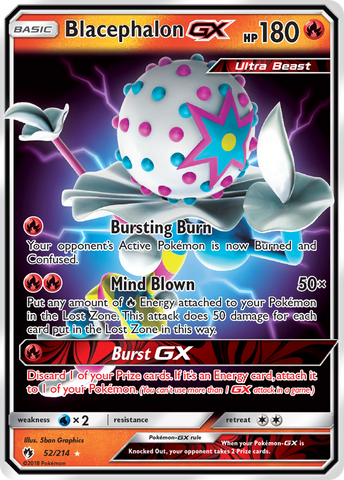 Pokemon | Blacephalon GX (52/214) [Sun & Moon: Lost Thunder] | The Nerd Merchant
