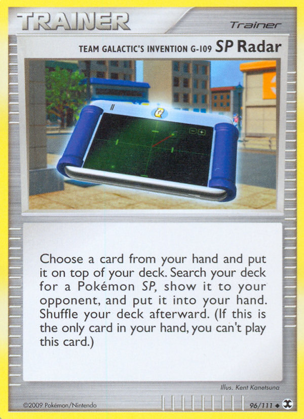 Pokemon | Team Galactic's Invention G-109 SP Radar (96/111) [Platinum: Rising Rivals] | The Nerd Merchant