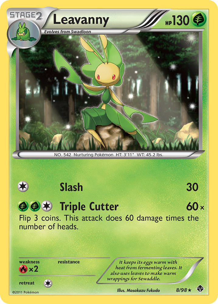 Pokemon | Leavanny (8/98) [Black & White: Emerging Powers] | The Nerd Merchant