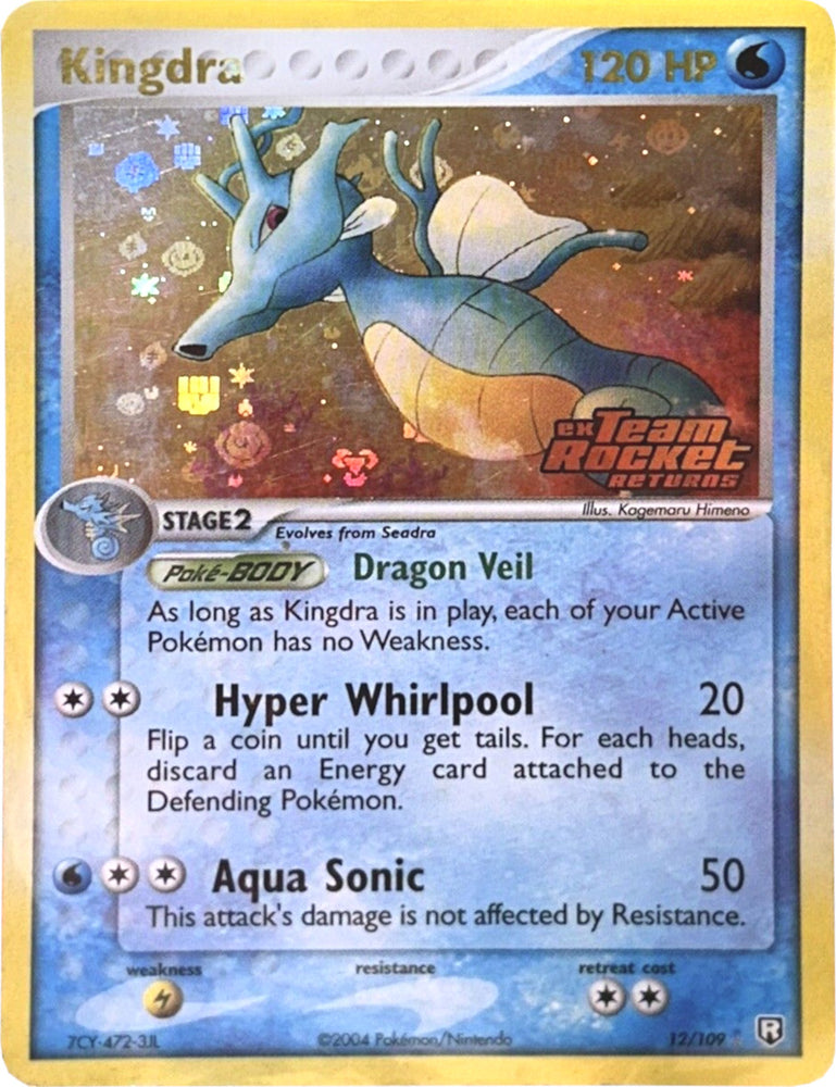 Pokemon | Kingdra (12/109) (Stamped) [EX: Team Rocket Returns] | The Nerd Merchant
