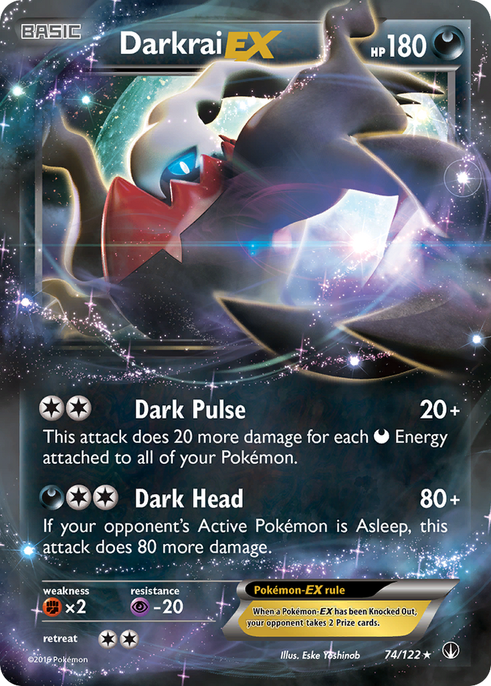 Pokemon | Darkrai EX (74/122) [XY: BREAKpoint] | The Nerd Merchant