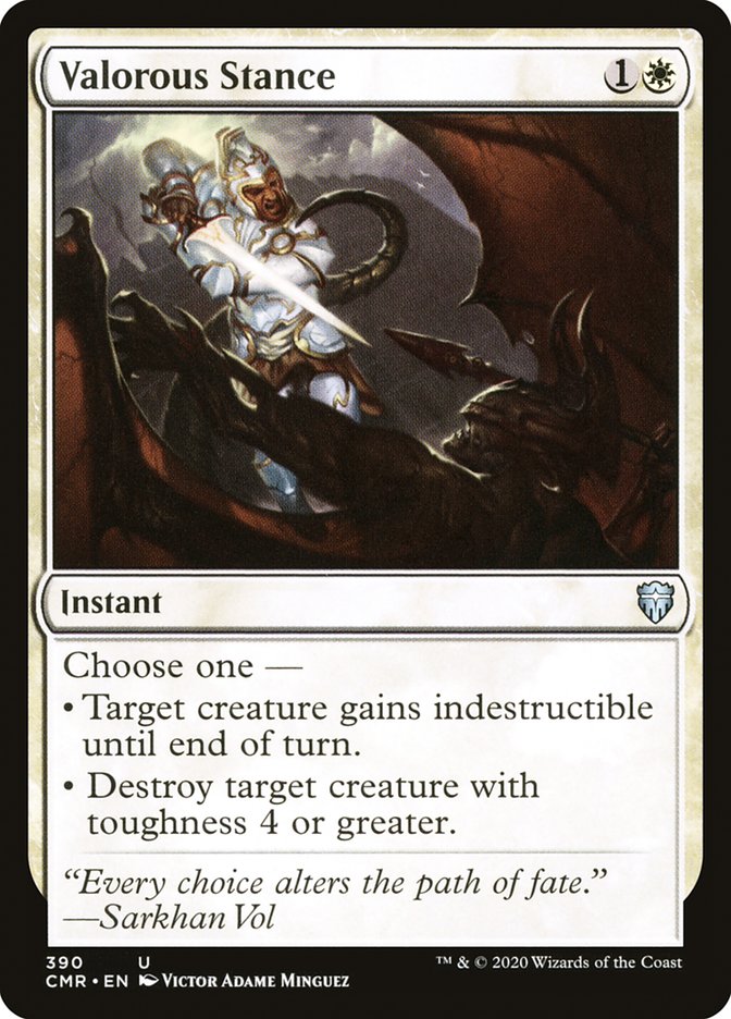 Magic | Valorous Stance [Commander Legends] | The Nerd Merchant