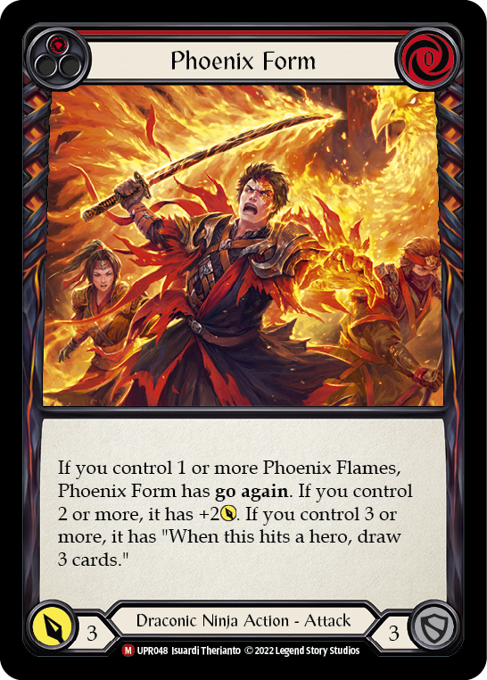 Flesh and Blood TCG | Phoenix Form [UPR048] (Uprising)  Rainbow Foil | The Nerd Merchant