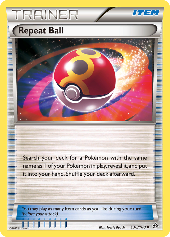 Pokemon | Repeat Ball (136/160) [XY: Primal Clash] | The Nerd Merchant