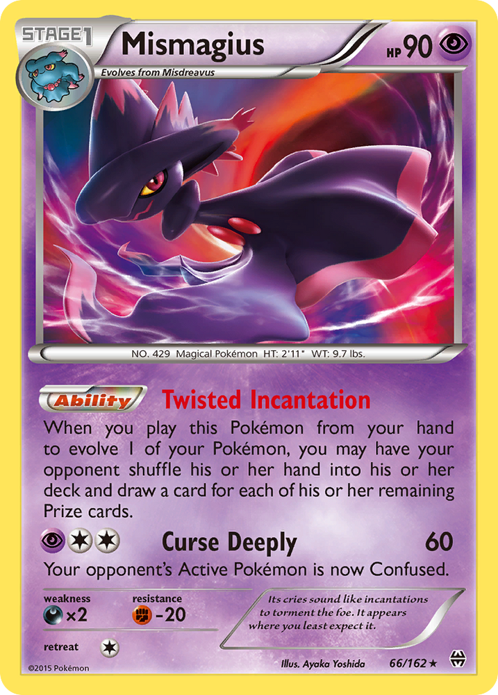 Pokemon | Mismagius (66/162) [XY: BREAKthrough] | The Nerd Merchant