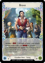Flesh and Blood TCG | Bravo // Harmonized Kodachi [WTR039-T // WTR078-T] (Welcome to Rathe)  Alpha Print Normal | The Nerd Merchant