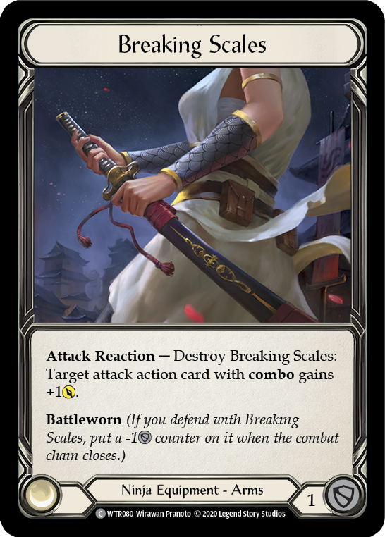 Flesh and Blood TCG | Breaking Scales [U-WTR080] (Welcome to Rathe Unlimited)  Unlimited Rainbow Foil | The Nerd Merchant