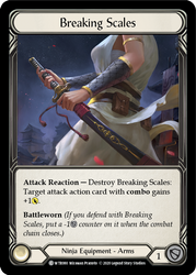 Flesh and Blood TCG | Breaking Scales [U-WTR080] (Welcome to Rathe Unlimited)  Unlimited Rainbow Foil | The Nerd Merchant